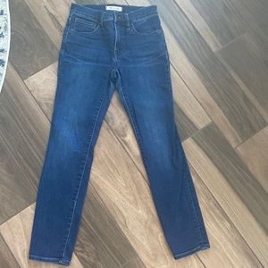Madewell Roadtripper skinny denim jeans 24